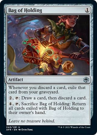 FOIL Bag of Holding 240/281 - Adventures in the Forgotten Realm