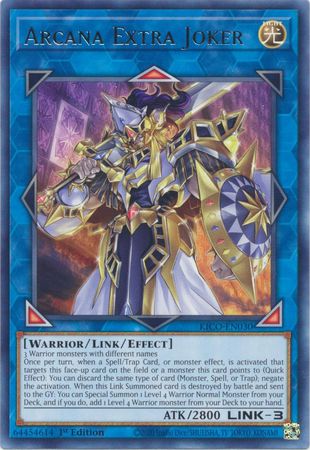 Arcana Extra Joker - KICO-EN030 -Rare 1st Edition