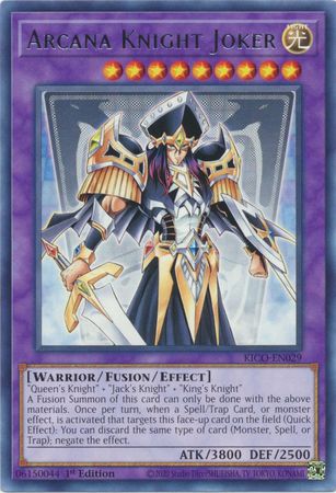Arcana Knight Joker - KICO-EN029 -Rare 1st Edition
