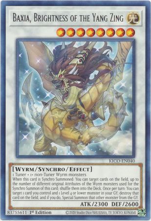 Baxia, Brightness of the Yang Zing - KICO-EN040 -Rare 1st Edition