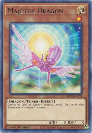 Majestic Dragon - KICO-EN032 -Rare 1st Edition