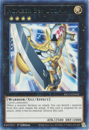 Number 39: Utopia - KICO-EN042 -Rare 1st Edition