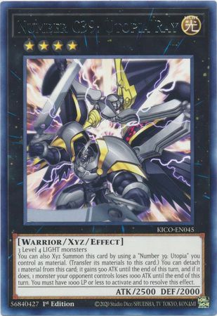 Number C39: Utopia Ray - KICO-EN045 -Rare 1st Edition