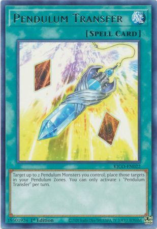 Pendulum Transfer - KICO-EN022 -Rare 1st Edition