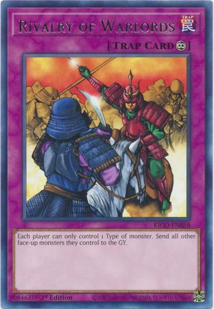 Rivalry of Warlords - KICO-EN058 -Rare 1st Edition