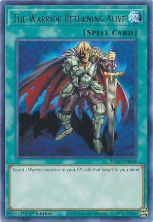 The Warrior Returning Alive - KICO-EN052 -Rare 1st Edition