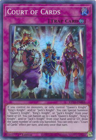 Court of Cards - KICO-EN008 -Super Rare 1st Edition