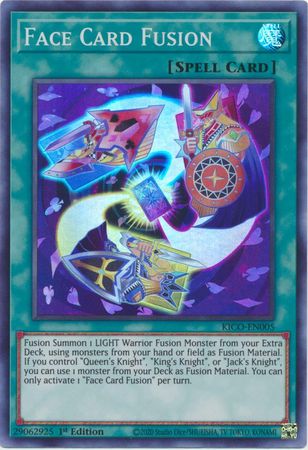 Face Card Fusion - KICO-EN005 -Super Rare 1st Edition