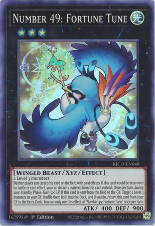 Number 49: Fortune Tune - KICO-EN048 -Super Rare 1st Edition