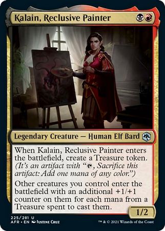 FOIL Kalain, Reclusive Painter 225/281 - Adventures in the Forgotten Realm
