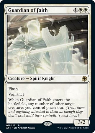 FOIL Guardian of Faith 018/281 - Adventures in the Forgotten Realm