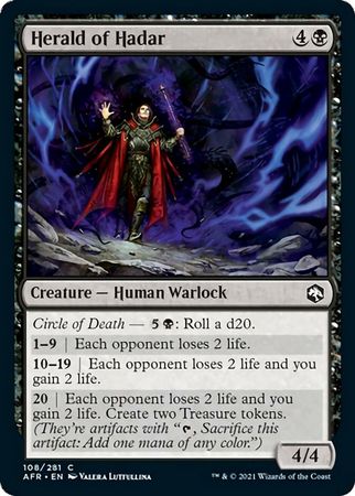 FOIL Herald of Hadar 108/281 - Adventures in the Forgotten Realm