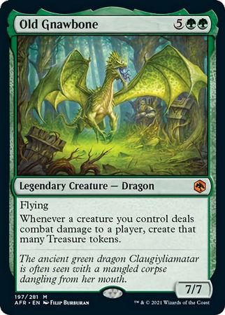 FOIL Old Gnawbone 197/281 - Adventures in the Forgotten Realm