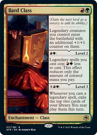 FOIL Bard Class 217/281 - Adventures in the Forgotten Realm
