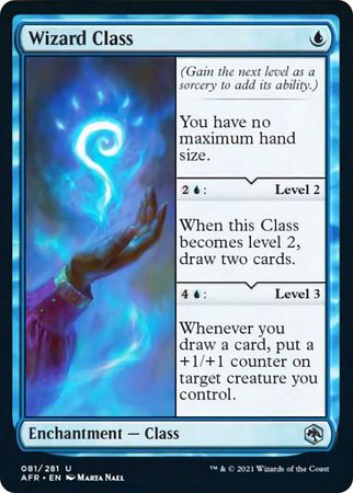 FOIL Wizard Class 081/281 - Adventures in the Forgotten Realm