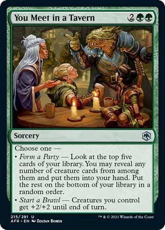 FOIL You Meet in a Tavern 215/281 - Adventures in the Forgotten Realm