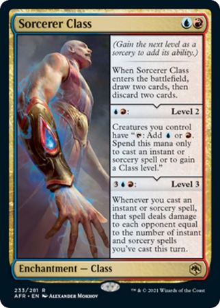 FOIL Sorceror Class 233/281 - Adventures in the Forgotten Realm