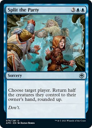 FOIL Split the Party 076/281 - Adventures in the Forgotten Realm