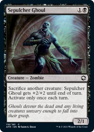 FOIL Sepulcher Ghoul 118/281 - Adventures in the Forgotten Realm