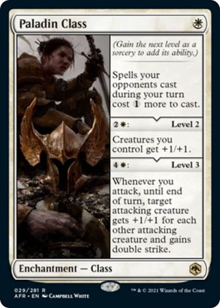 FOIL Paladin Class 029/281 - Adventures in the Forgotten Realm