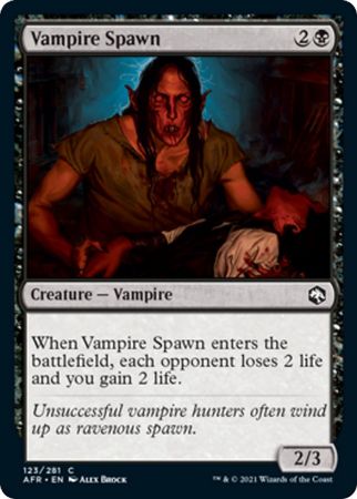 FOIL Vampire Spawn 123/281 - Adventures in the Forgotten Realm