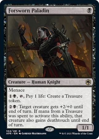 FOIL Forsworn Paladin 104/281 - Adventures in the Forgotten Realm