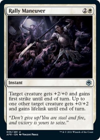 FOIL Rally Maneuver 036/281 - Adventures in the Forgotten Realm