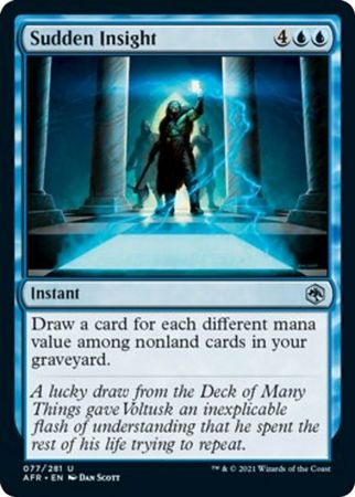 FOIL Sudden Insight 077/281 - Adventures in the Forgotten Realm