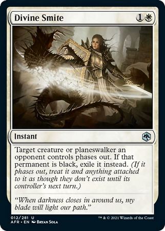 FOIL Divine Smite 012/281 - Adventures in the Forgotten Realm