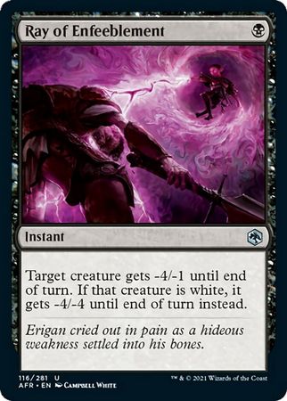 FOIL Ray of Enfeeblement 116/281 - Adventures in the Forgotten Realm
