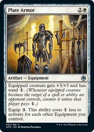 FOIL Plate Armor 032/281 - Adventures in the Forgotten Realm