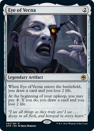 FOIL Eye of Vecna 243/281 - Adventures in the Forgotten Realm