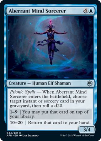 FOIL Aberrant Mind Sorcerer 044/281 - Adventures in the Forgotten Realm