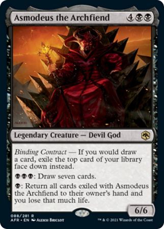 FOIL Asmodeus the Archfiend 088/281 - Adventures in the Forgotten Realm