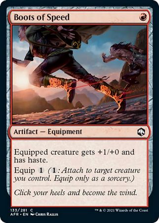 FOIL Boots of Speed 133/281 - Adventures in the Forgotten Realm