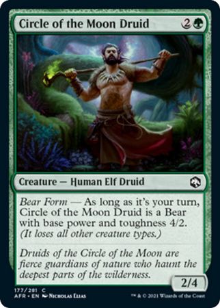 FOIL Circle of the Moon Druid 177/281 - Adventures in the Forgotten Realm