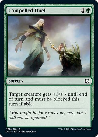 FOIL Compelled Duel 178/281 - Adventures in the Forgotten Realm