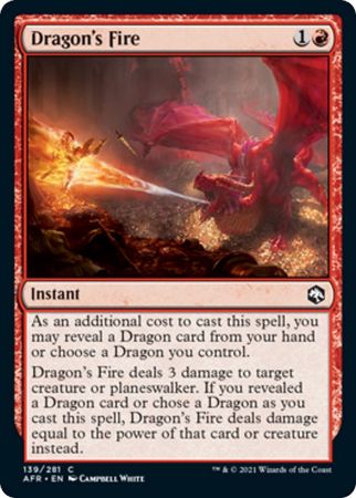 FOIL Dragon's Fire 139/281 - Adventures in the Forgotten Realm