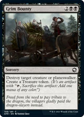 FOIL Grim Bounty 106/281 - Adventures in the Forgotten Realm