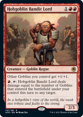 FOIL Hobgoblin Bandit Lord 147/281 - Adventures in the Forgotten Realm