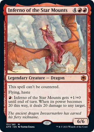 FOIL Inferno of the Star Mounts 151/281 - Adventures in the Forgotten Realm