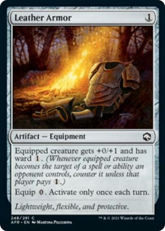 FOIL Leather Amor 248/281 - Adventures in the Forgotten Realm