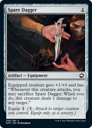 FOIL Spare Dagger 250/281 - Adventures in the Forgotten Realm