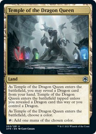 FOIL Temple of the Dragon Queen 260/281 - Adventures in the Forgotten Realm