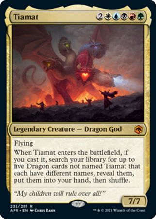 FOIL Tiamat 235/281 - Adventures in the Forgotten Realm