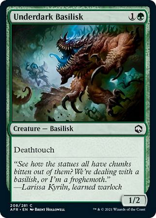 FOIL Underdark Basilisk 208/281 - Adventures in the Forgotten Realm