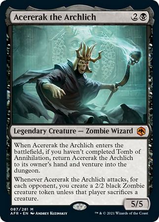 FOIL Acererak the Archlich 087/281 - Adventures in the Forgotten Realm