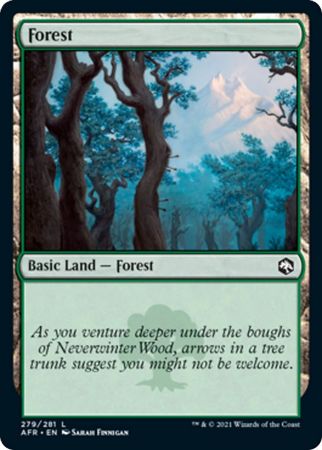 FOIL Forest 279/281 - Adventures in the Forgotten Realm