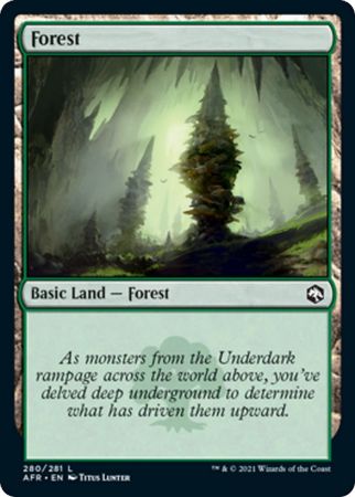 FOIL Forest 280/281 - Adventures in the Forgotten Realm