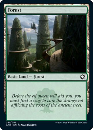 FOIL Forest 281/281 - Adventures in the Forgotten Realm
